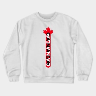 Canada 2 color ambigram Crewneck Sweatshirt